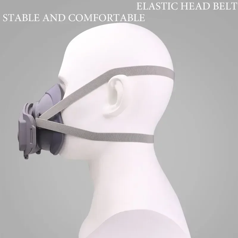 Masque Anti-Poussière Chantier avec Filtres - Lot de 1 à 20 Filtres