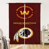 Kitchen Curtains for Living Room 2 Pieces Blackout Curtains Door Curtain W-washington C-commanders Bedroom Decoration Partition 1