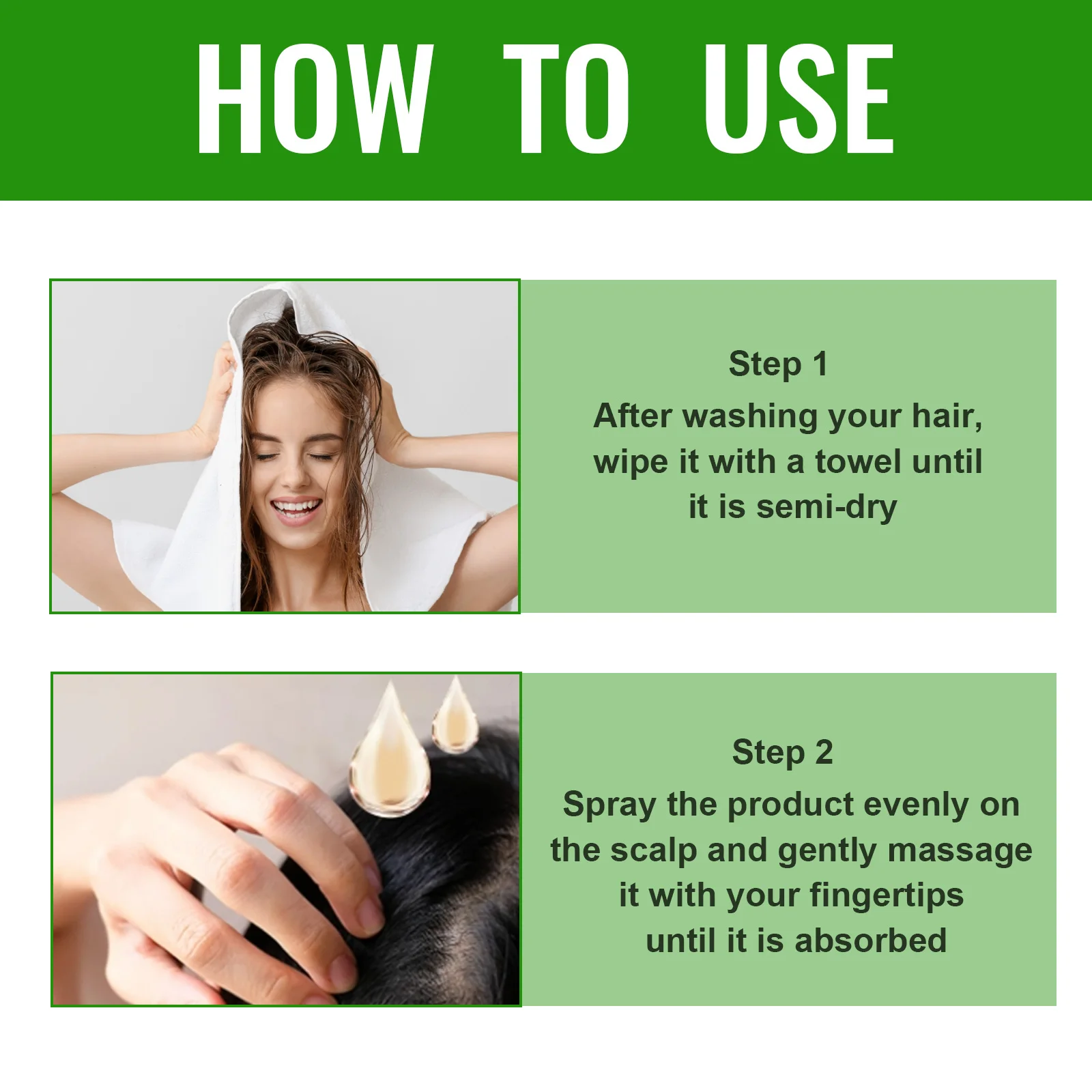 Rosemary Hair Growth Spray - Helps Strengthen Roots, Reduce Hair Loss, Nourish Dry Damaged Hair, Natural Essential Oil Treatment