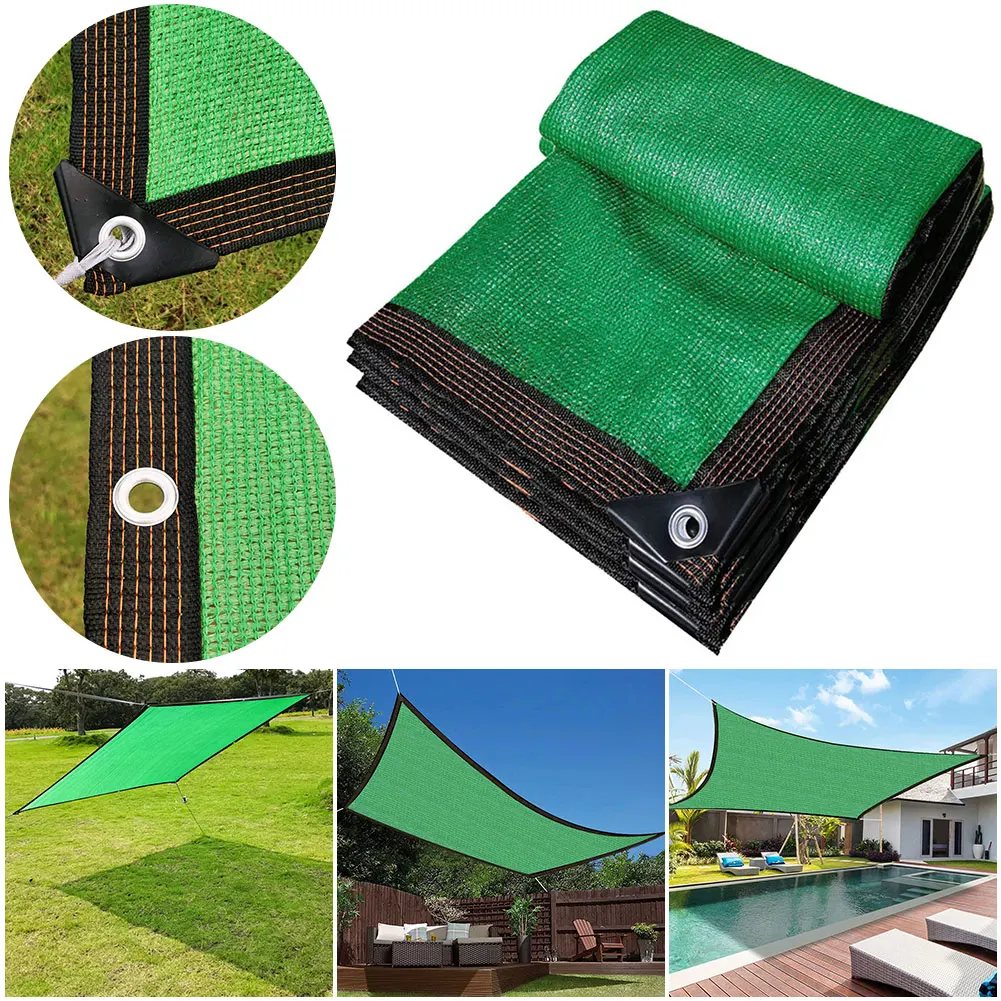 90% Resistente Ai Raggi Uv Tenda Da Sole A Vela Con Occhielli Copertura Pergola Copertura A Baldacchino Per Esterni Per Patio Esterno Giardino Cortile