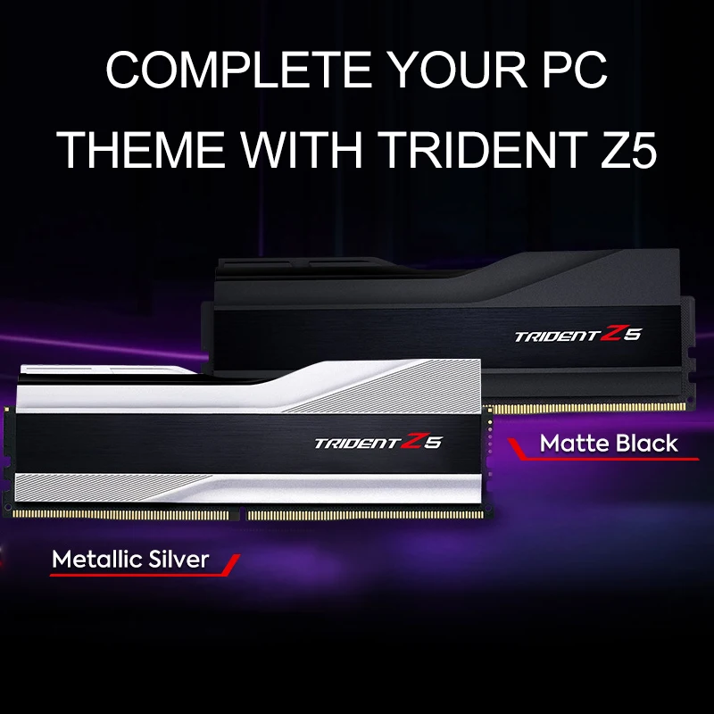 メモリー G.SKILL Trident Z5 DDR5 7200 2x16GB G.SKILL Trident Z5 RGB Series 32GB (2 x 16GB) 288-Pin PC RAM