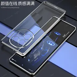 Luxury Electroplating Transparent Soft Silicone Phone Case for POCO X7 (Silver)