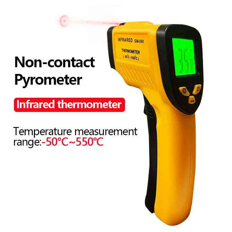 Temperatuur Gun Non Contact Digitale Laser Infrarood Ir Thermometer 50