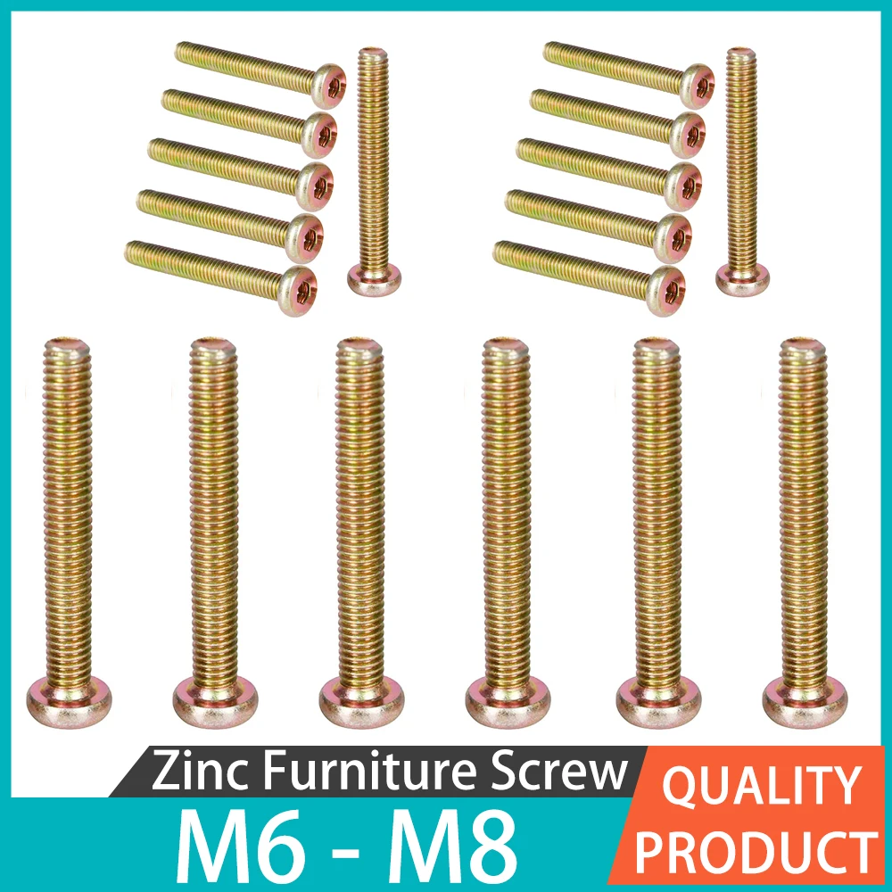 ThreadedBoltsForBedsCribsTableChairs30mm60mmHexSocketFlat