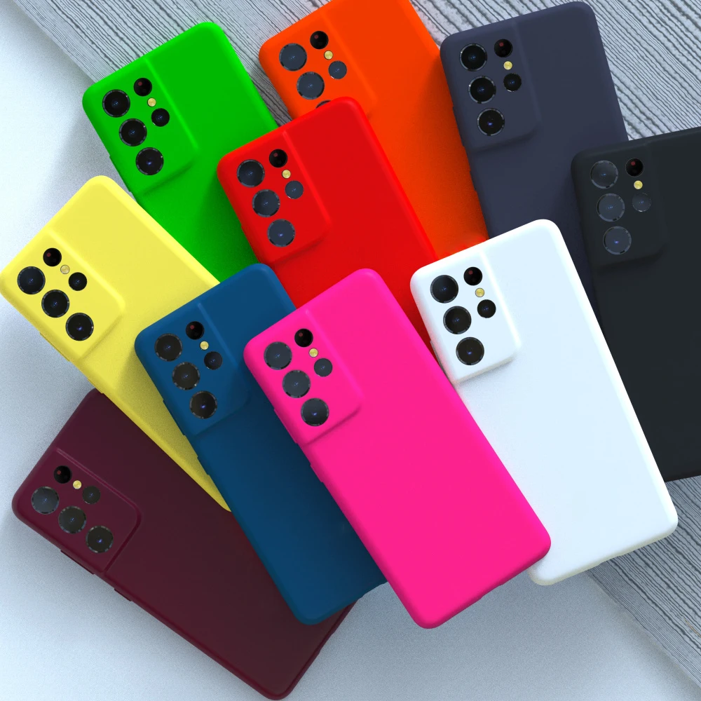 Shockproof Soft-Touch Pink Silicone Case - Enhanced Protection and Style