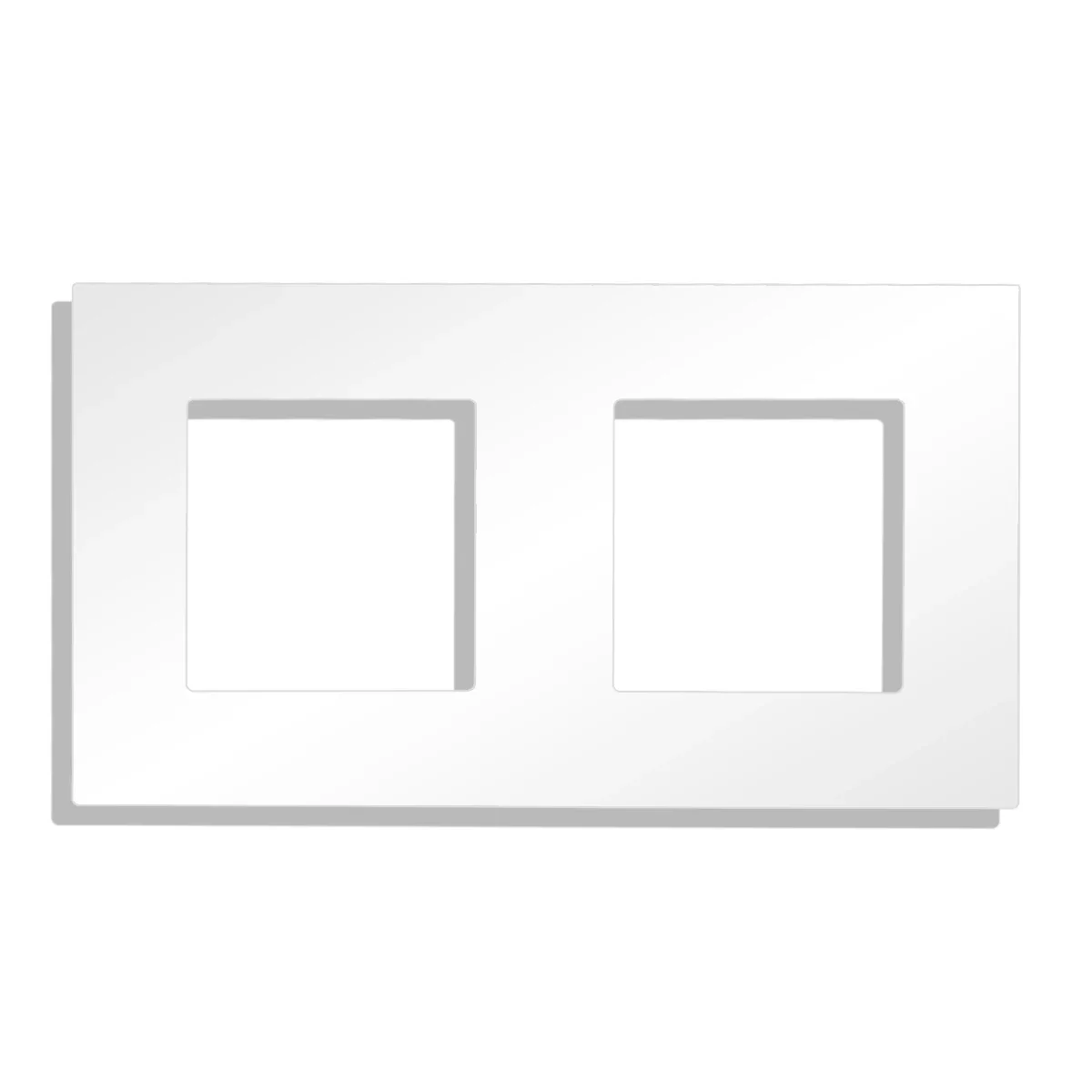 Wall Touch Switch Socket EU Standard Light Wall Touch Switch Socket Outlet Square Hole PC Panel DIY Parts Module