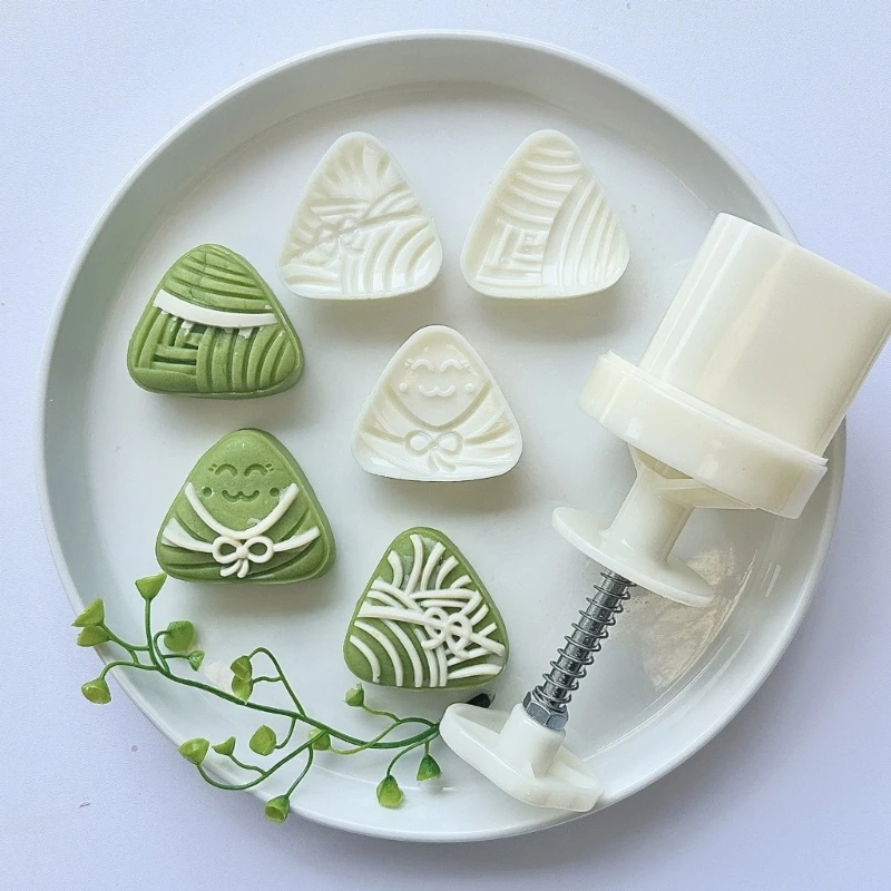 Штампы Mooncakes Mooncakes Ручные пресс-формы Штампы для выпечки ручной работы Форма Zongzi J78C