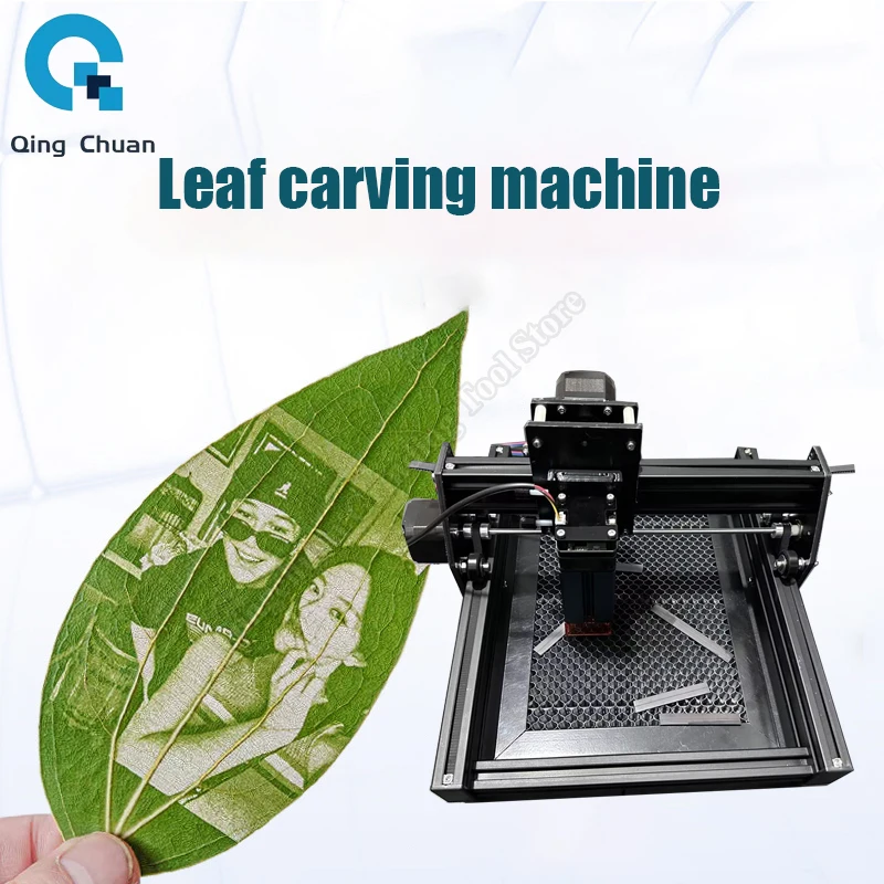 Leaf Engraving Laser Machine Tree Leaves Art Design Printing Leaf