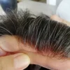 Toupee for Men Hollywood Prosthesis European Virgin Human Hair Units Curly Wave Men Toupee Hair Real Human Replacemet 3