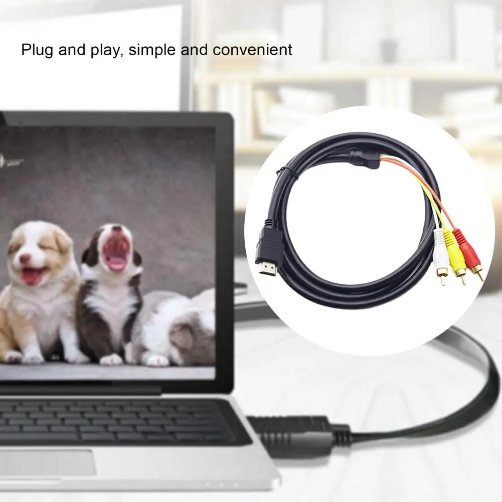 ޴ ս   AV ̺, HDMI ȣȯ,  3 RCA  TV ڽ   ̺, Ȩ ׼
