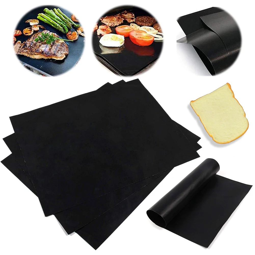 BBQ grill mat 1-10PCs reusable for party grill