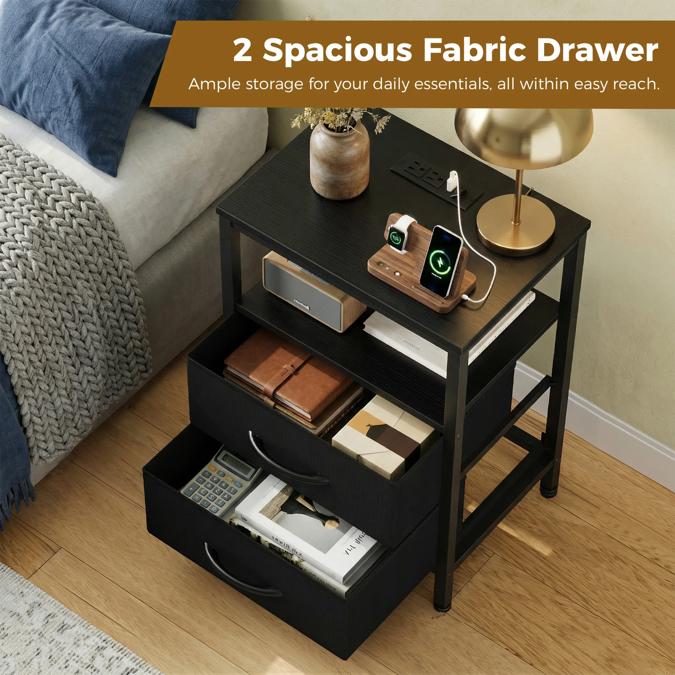 adjustable shelf feature