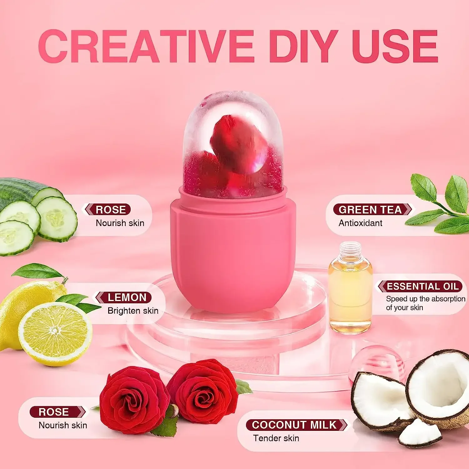 Silicone Ice Cube Tray Mold Face Beauty Lifting Ice Face Tool Contouring Acne Eye Skin Educe Massager Roller Ball Beauty Care