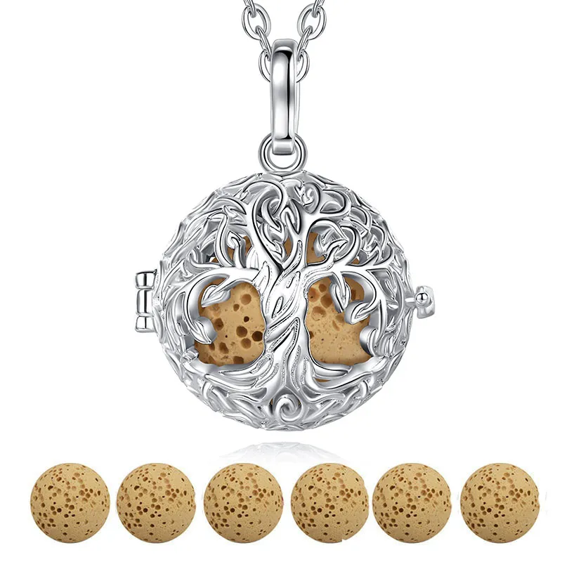 Collana Con Ciondolo In Pietra Lavica - Gioielli - Collane - Di Cer - Foto 5