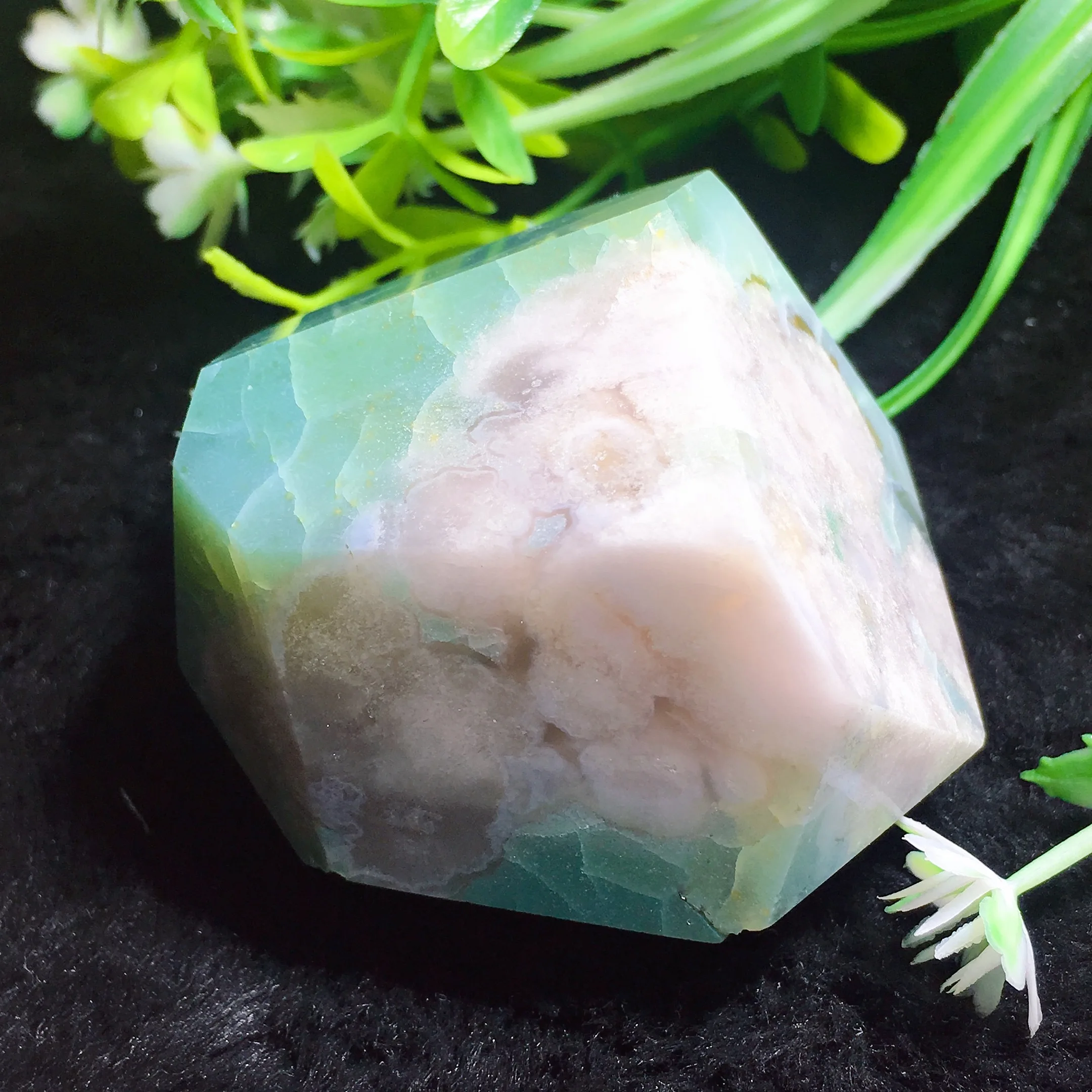 Green Flower Agate Freedom 2413
