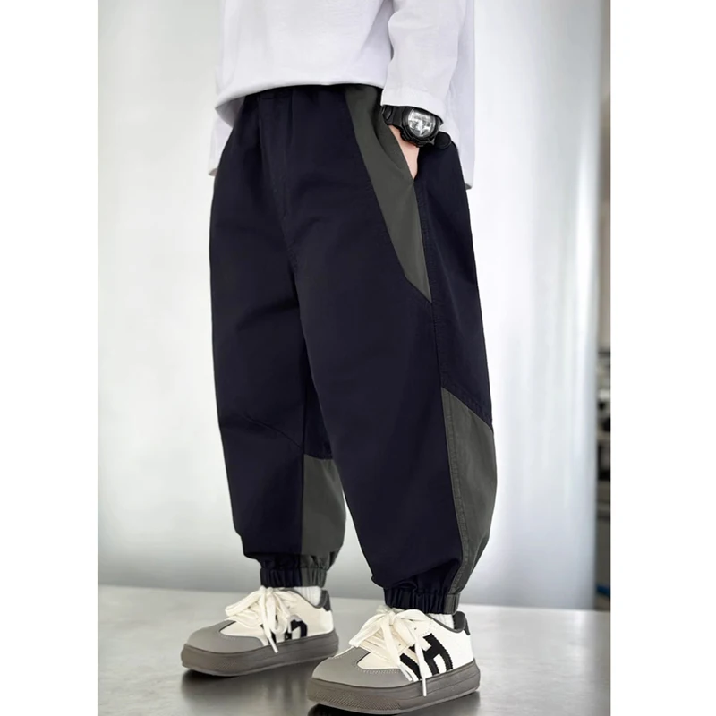 Boys Patchwork Cargo Pants 6