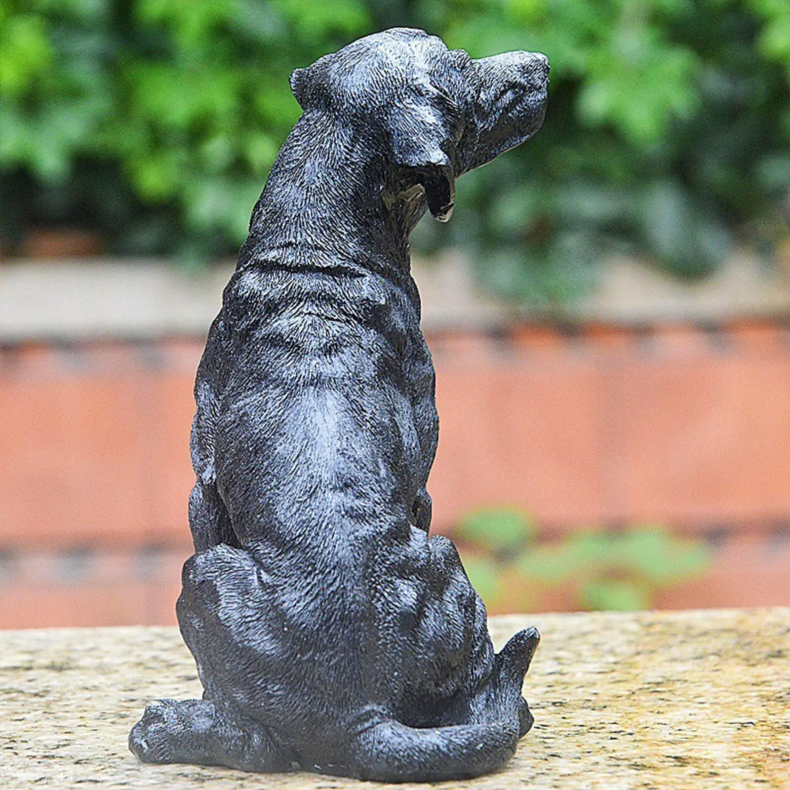 Dog Statue Animal Sculpture Resin Cute Creative Lawn Ornament Decorative Dog Statue Animal Sculpture Resin Cute Creative Lawn Ornament Decorative