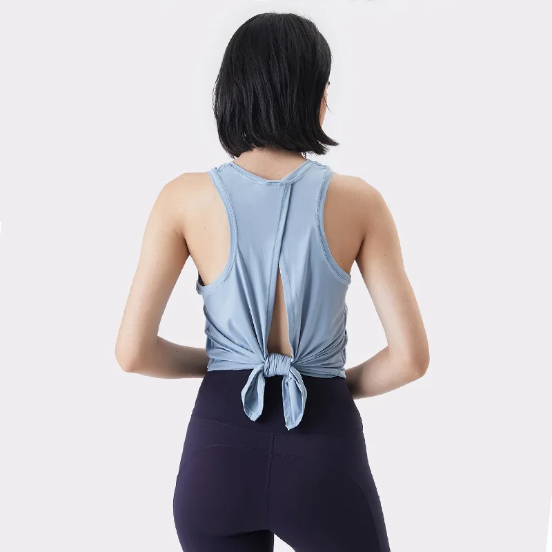 

New Women's LULU Vest Loose and Breathable Running Training Clothes Sexy and Versatile Athleisure Yoga Wear