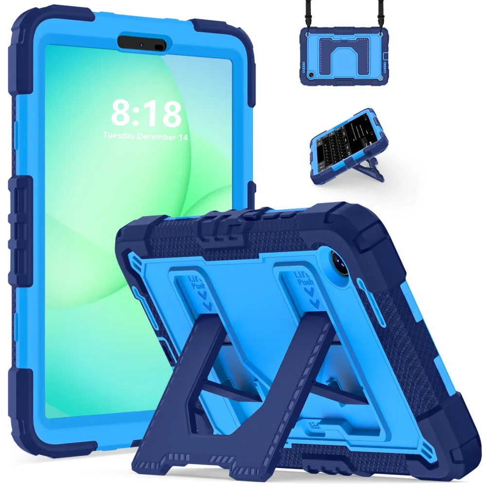 Rugged Armor Heavy Duty Shockproof Tablet Case with Stand, 8.7