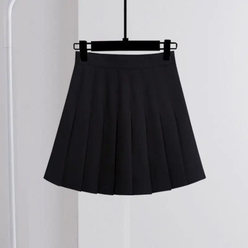 Women's Set 2023 New Spring and Autumn Korean Edition Loose POLO Neck Long Sleeve Short Top Pleated Skirt Two Piece Set