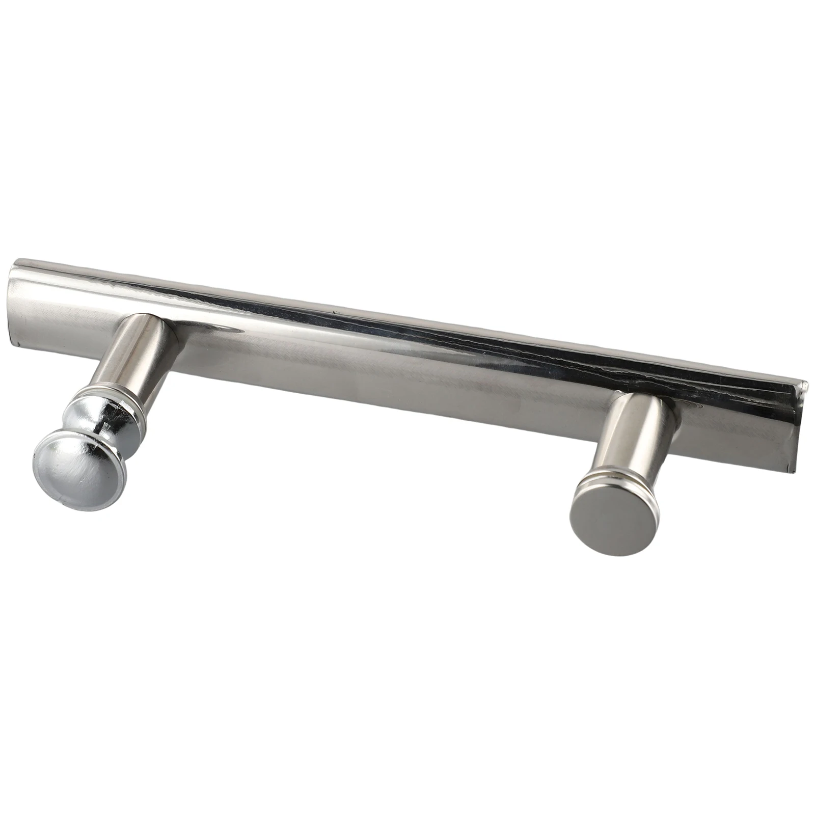 

Stainless Steel Shower Room Handle Shower Room Glass Sliding Door Handle Handle Handrail Light Flat Tube Hole Distance 145mm