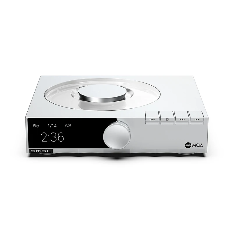 SMSL PL200T MQA-CD Transport Reference Level Digital Interface Functions P.A.S.S Servo System Lid-Open Playback Mod CNC