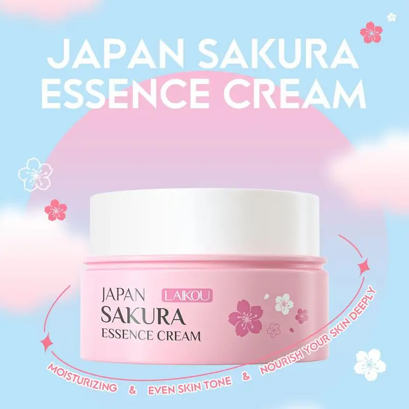 

8g Sakura Cream Firming Brightening Face Moisturizer Essence Beauty face Care cream For Dull Skin Rough Skin Dry Skin for girls