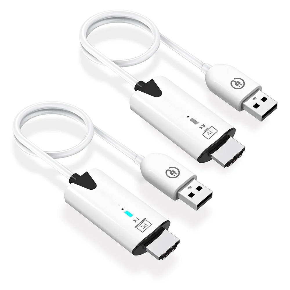 무선 변속기 비디오 송신기 및 리시버 HDMI 호환 익스텐더 디스플레이 어댑터 케이블, 카메라용 스크린 미러, 30m