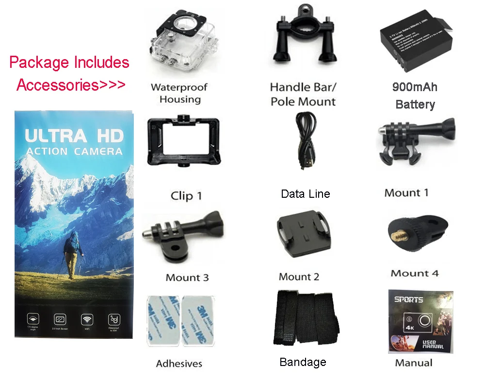 Action Cam Gopro Sports 1080p SJ 1080P HD Mini Sport Action Camera