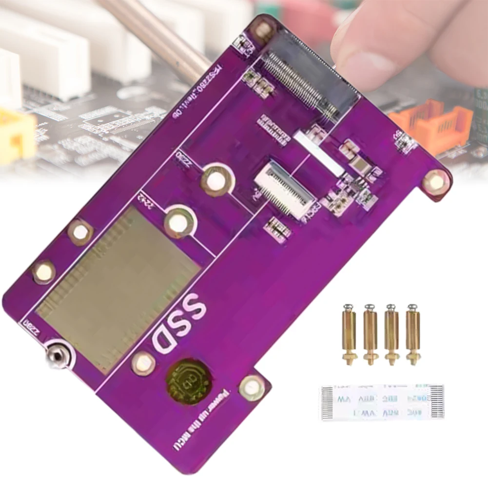 ָ Ʈ ̺,   5 PCIe to M.2 NVMe SSD, Pi5 , 3  SSD    2230 2242/2280 , 1-5 