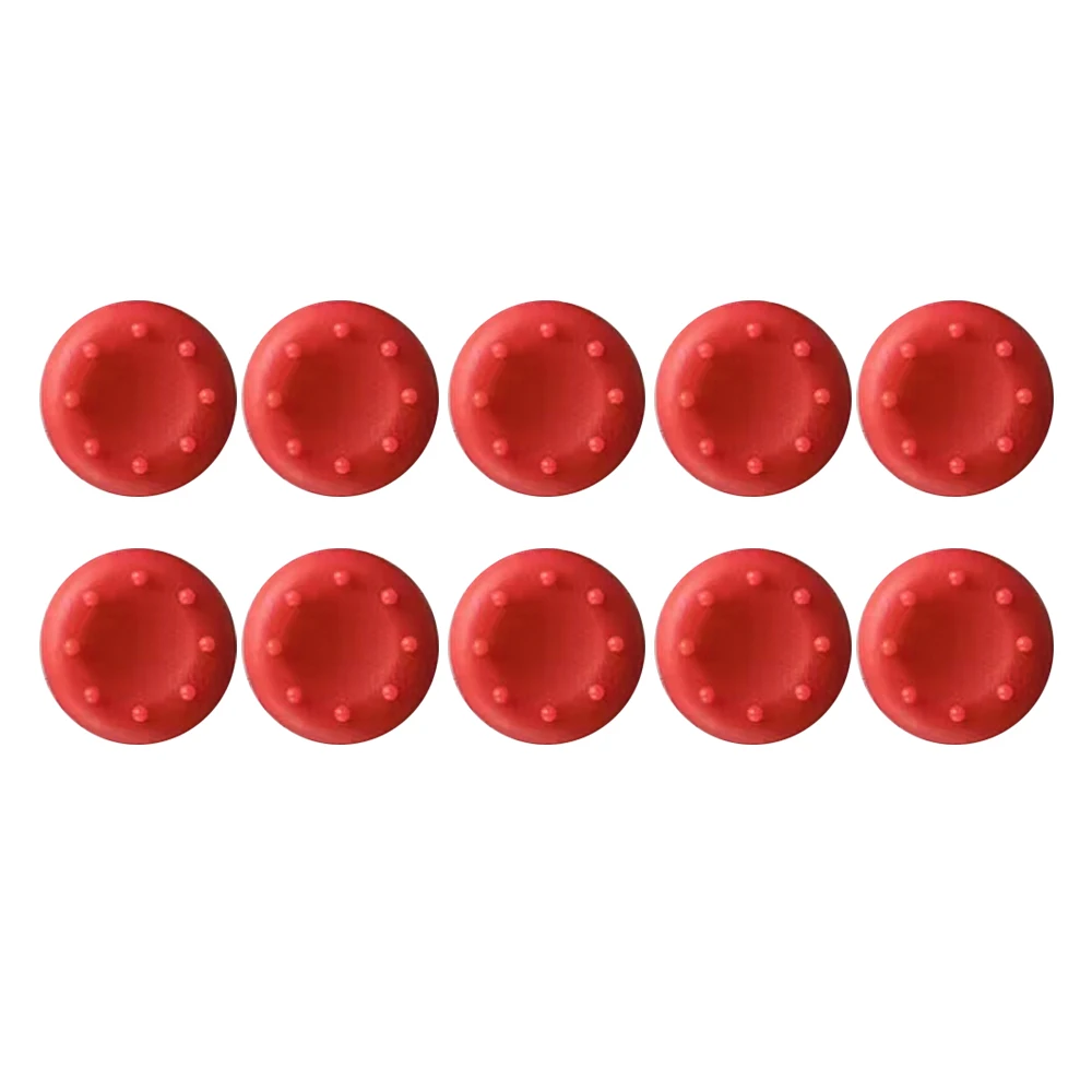 10PCS 미끄럼 방지 실리콘 게임 조이스틱 썸스틱 그립 캡 (PS5/PS4/PS3/스위치프로 게임 컨트롤러 액세서리용)