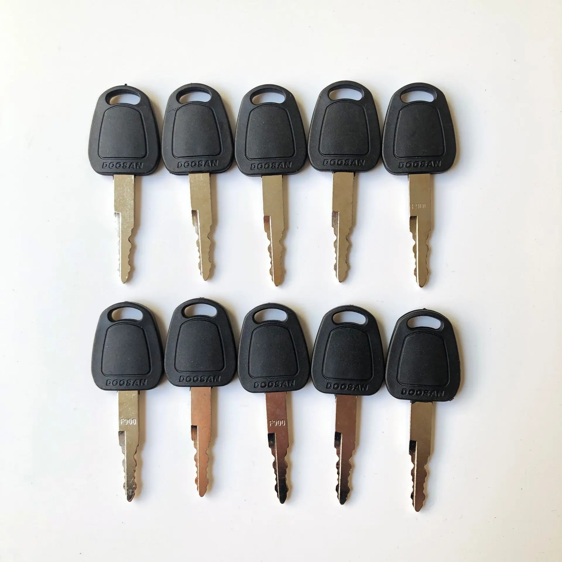 

10 Pcs F900 Ignition Start Switch Door Lock Key For Doosan Daewoo DX80 Excavator new