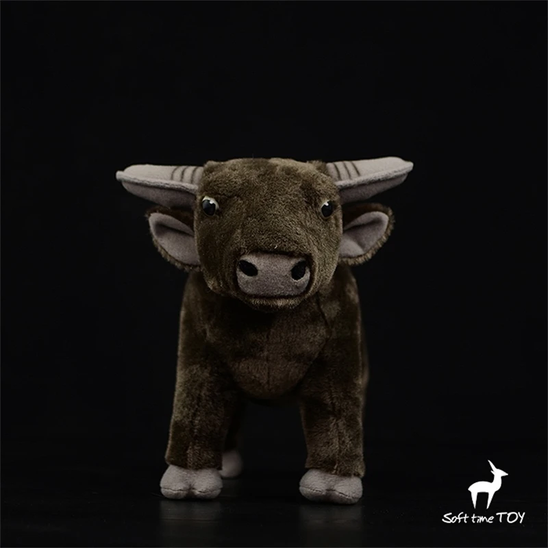 Buffalo Plush Toy High Fidelity Bison Plushie Water OX Peluche Lifelike Stuffed Animals Simulation Cattle Stuffed Toy For Kids 4