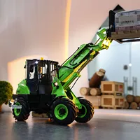 RTR LESU AT1050 1/14 Hydraulic RC Telescopic Arm Loader Forklift Truck Metal Machine Light Sound Set Remote Control Vehicle Toys 1