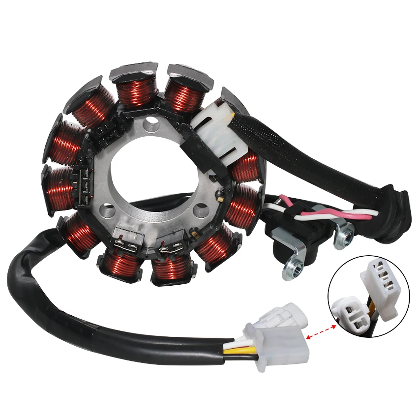 

Motorcycle Magneto Generator Stator Coil For Yamaha LC135 V1-V7 LC 135 1S7-H1410-01 1S7-H1410-00 Moto Rotor Assy Engine Parts