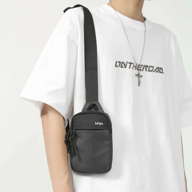 New Fashion Trend Chest Bag Mobile Phone Pack Purse Grocery Bag Waist Bag Unisex Small Shoulder Bags Casual Crossbody Chest  Bag
