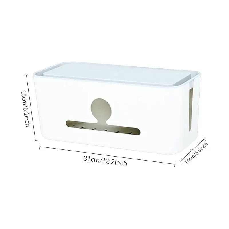 Stopcontact Draaddoos Stopcontact Organizer En Management Box Stofdichte Desktop Draad Organizer Box Voor Keuken Woonkamer Plank