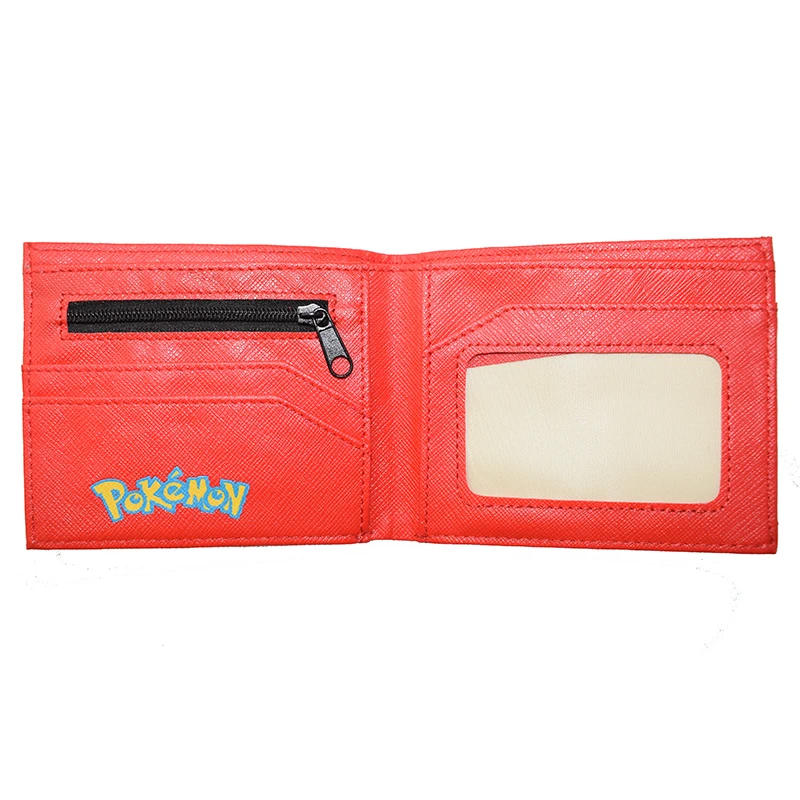 Miniso PVC Wallet Pikachu Gengar Kabigon Short Coin Purse