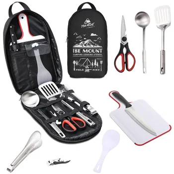 Portable 9-Piece Camping Utensils 1