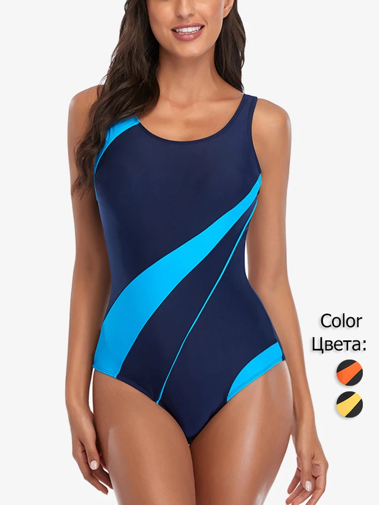 Riseado Sport One piece Swimsuit Swimwear Women 2023 One Piece Swimming Suit for Women Bathing Suit