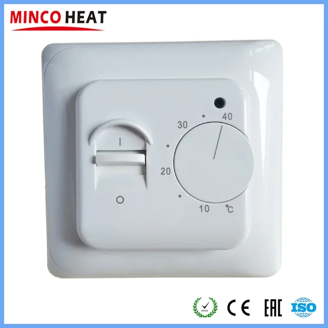 เครื่องทําความร้อนใต้พื้นไฟฟ้า Room Thermostat คู่มืออุ่นชั้นสายใช้ Termostat 220V 16A อุณหภูมิ Controller เครื่องมือ (1 PC) 1