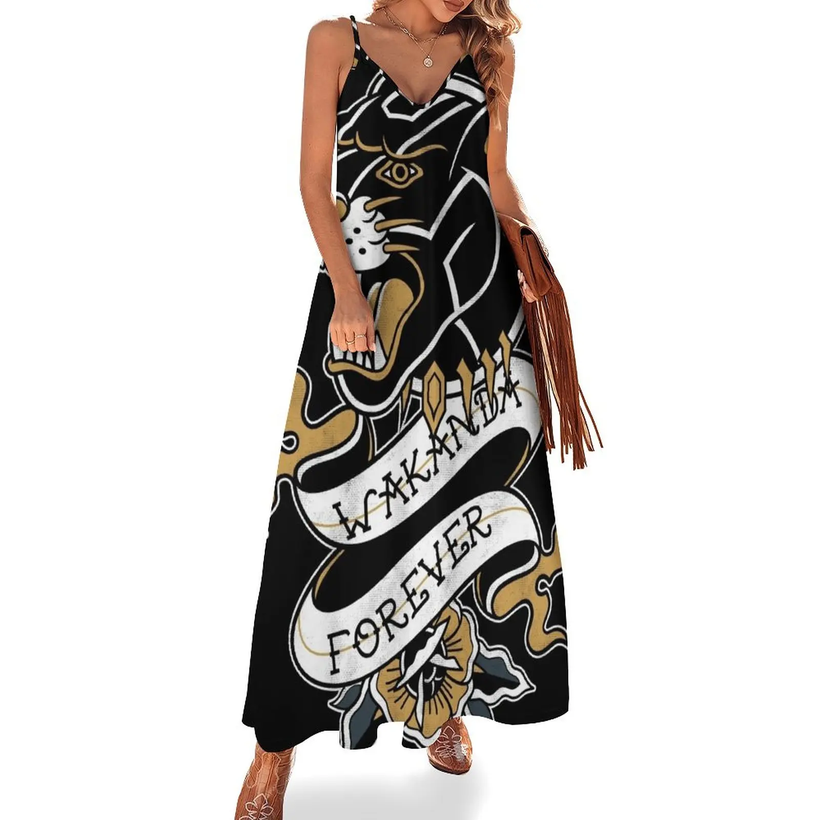 

Wakanda Forever Sleeveless Dress summer dresses womens 2024 sensual sexy dress for women dress summer prom