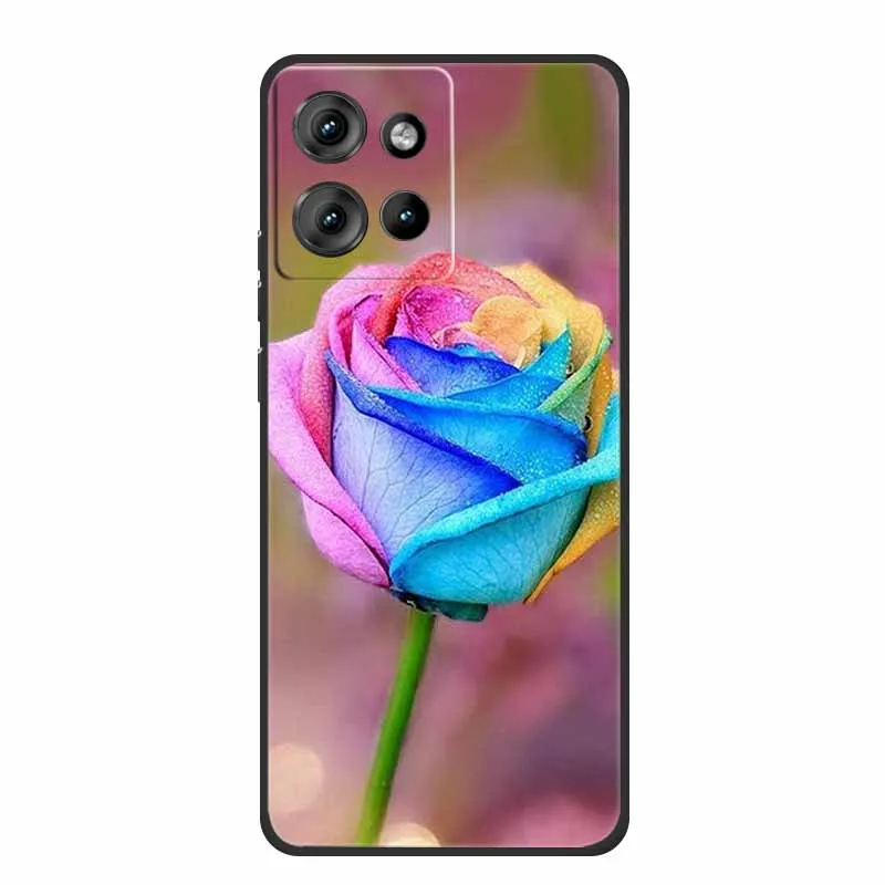 Sleek Black Shockproof TPU Silicone Phone Case - Soft Protective Back Cover 6.7 Coque