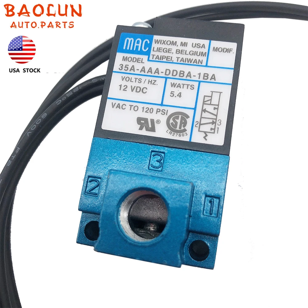 Baolun For Most Ecu Application 3 Port 5.4w Electronic Boost Control Solenoid Valve Model 35a