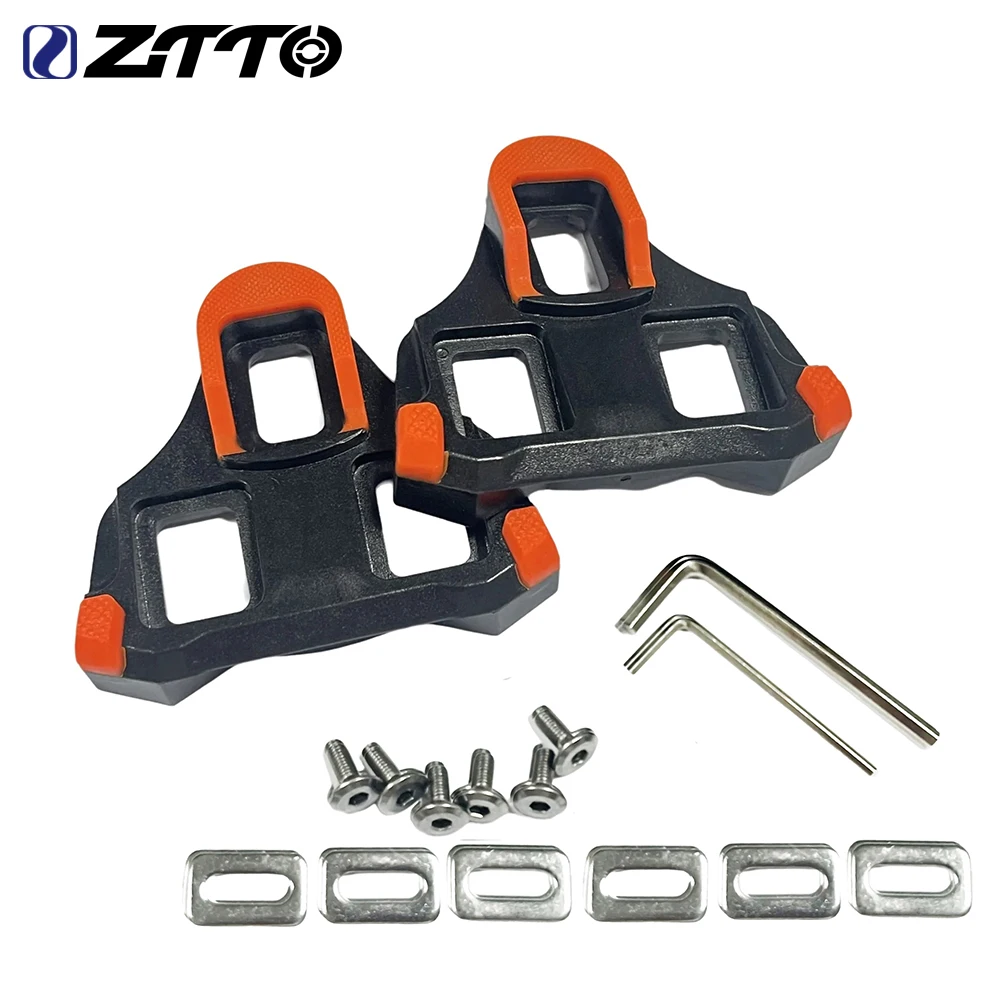 ZTTO Road Bike Pedal Cleats Bicycle Self-Lock SPD SL Bicycle Pedals Cycling Pedals Shoes Float Pedal Cleats