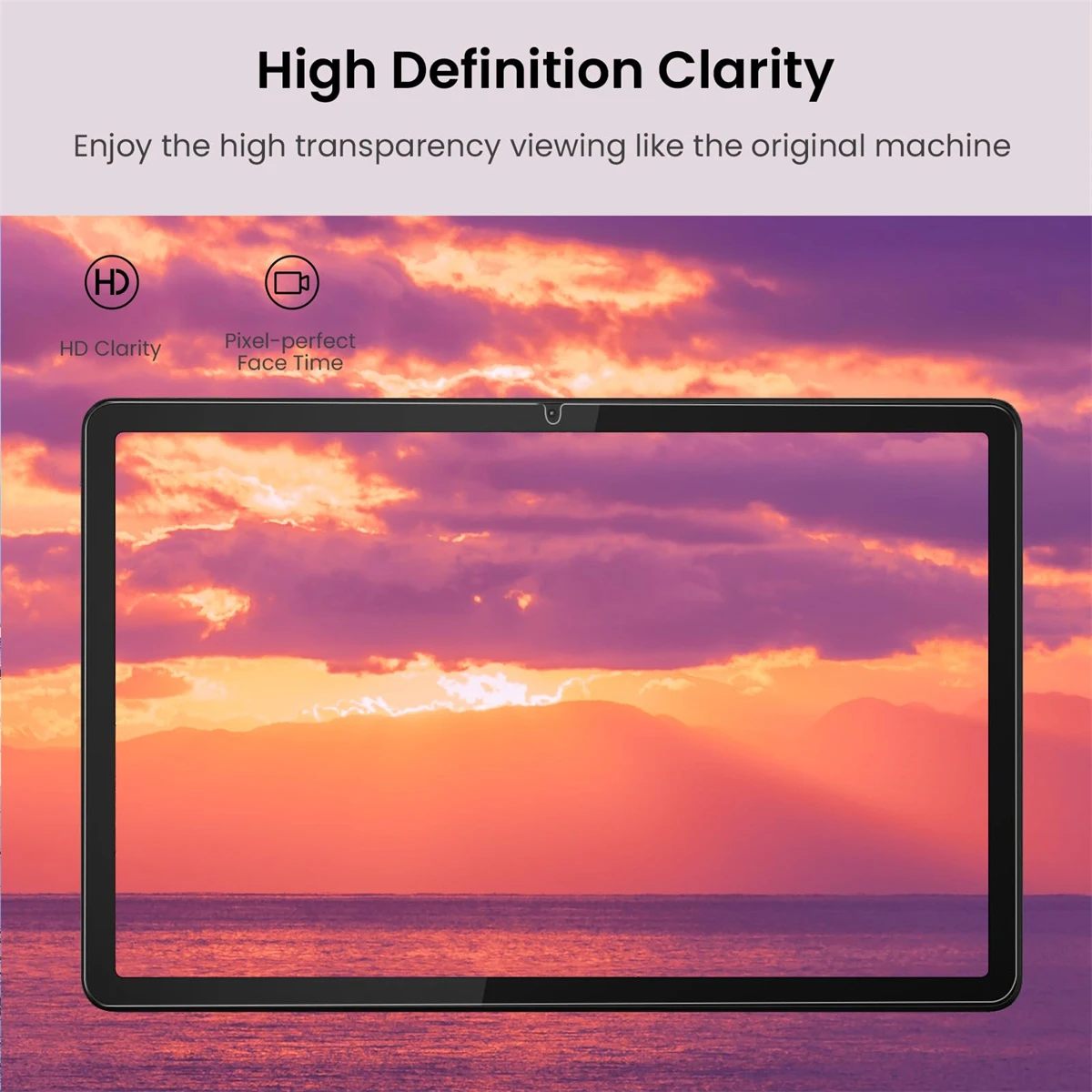 Screen Protector For Lenovo Tab M10 5G 10.6" 2023 / Lenovo Tab M10 Plus (3rd Gen) Tempered Glass Film Anti-scratch Anti-bubbles 5