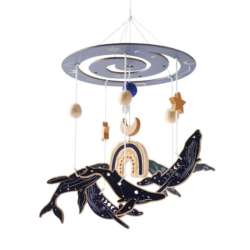 Adorable Butterfly Crib Mobile - Blue Plush Hanging Decor For Baby Nursery