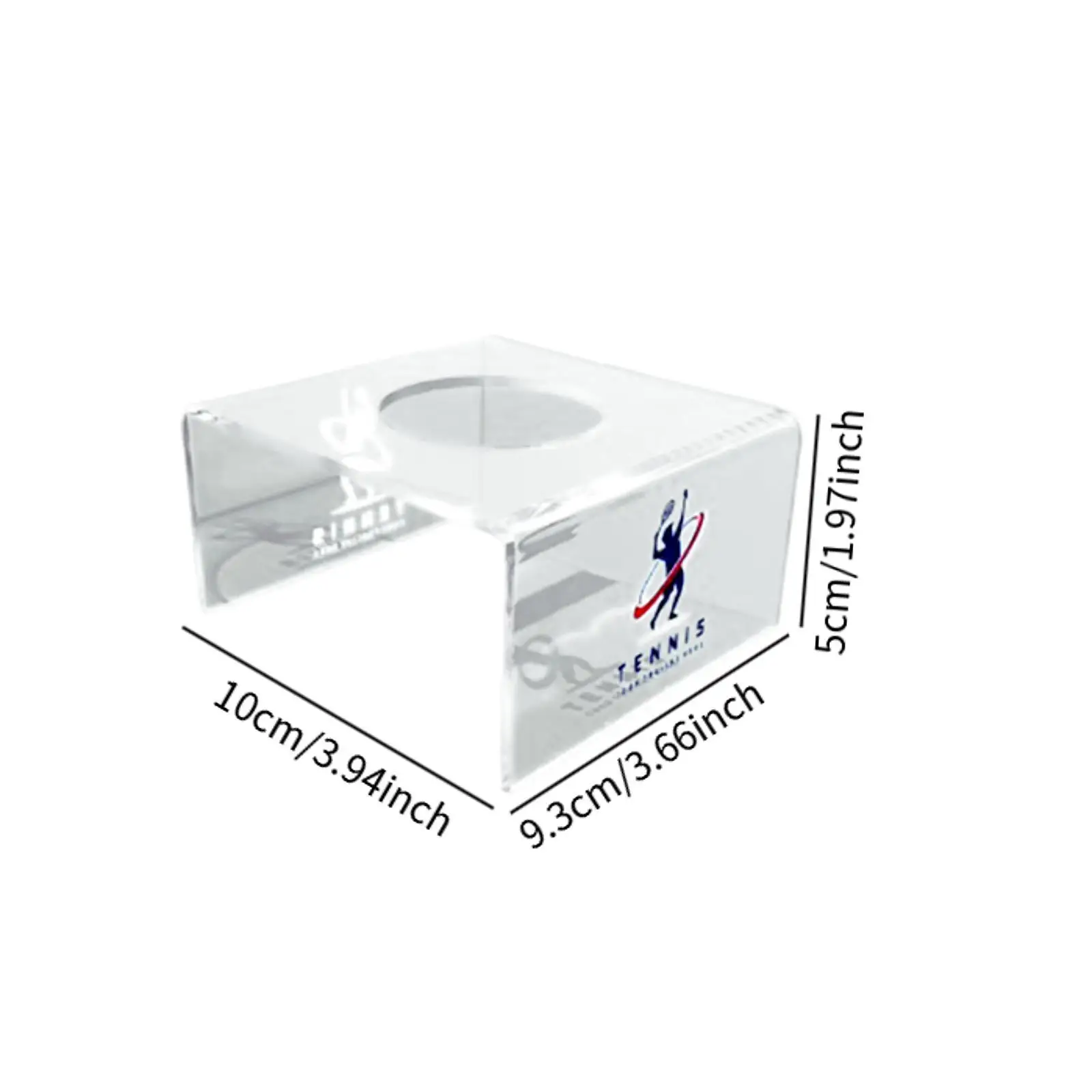 Tennis Ball Display Holder Small Ball Stand Sphere Hoder Clear Acrylic Softball Baseball Holder for Desktop Ornaments