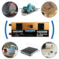 Kit complet d'énergie solaire 10000W, panneau 600W + contrôleur 100A + onduleur 10000W 12V/24V à 110V/220V, sauvegarde d'urgence pour la maison, 3
