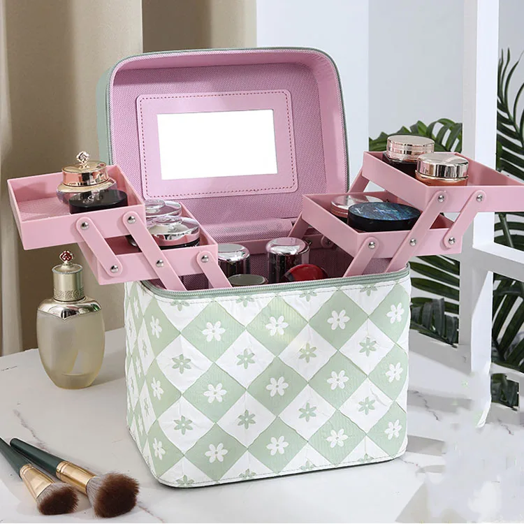 Travel Makeup Organizer 👜 Large Capacity Women’s PU Leather Travel Makeup Bag – Portabl... - SKU LTMB1012 - UGI Pac...